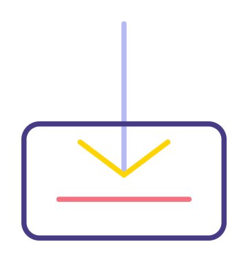  Simge indir, vektör illüstrasyonu basit tasarım