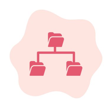 Basit Dizin Paylaşımı, vektör illüstrasyonu