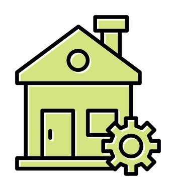 Ev onarım simge vektör çizim