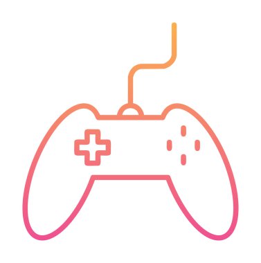 Basit bir oyun alanı simgesi, renkli kontrol simgesi. Vektör illüstrasyonu