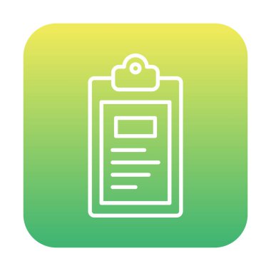 Pano simgesi, vektör illüstrasyonu basit tasarım