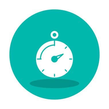 Saat, zamanlayıcı simgesi vektör çizimi 