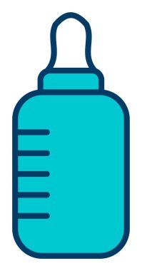  Basit Bebek Şişesi ikonu tasarım elementi