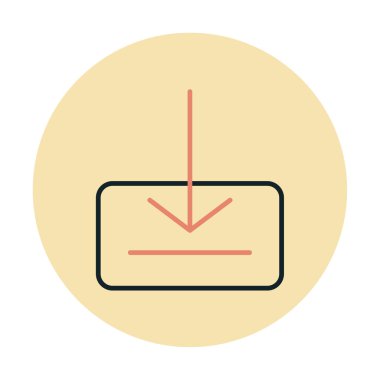  Simge indir, vektör illüstrasyonu basit tasarım