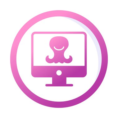 Uzaylı Araştırma simgesi vektör illüstrasyonu