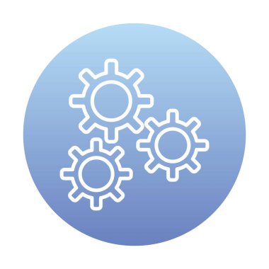 Ayar web simge vektör çizim