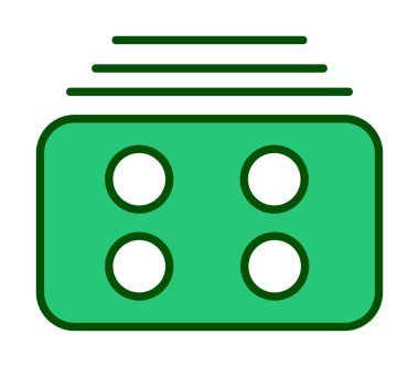 Menü web simgesi, vektör çizim