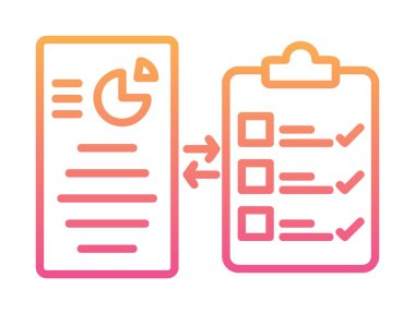 Çalışma Akımı web simgesi, vektör illüstrasyonu 