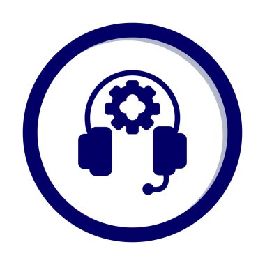 ikon vektör illüstrasyonunu destekle