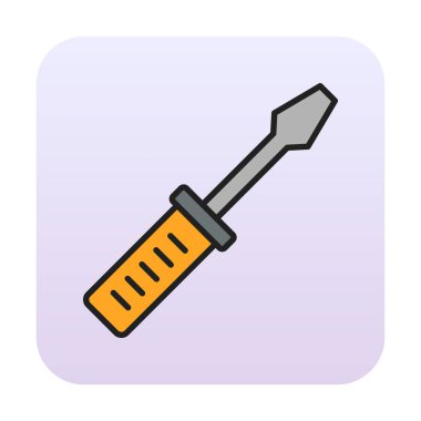 tornavida ikonu vektör çizimi