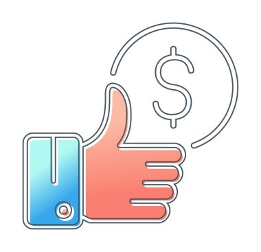 Basit En İyi Fiyat simgesi, vektör illüstrasyonu