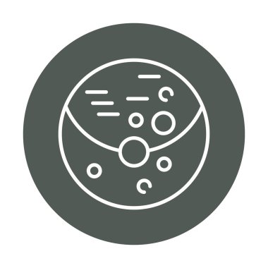 Venüs web simgesi, vektör illüstrasyonu