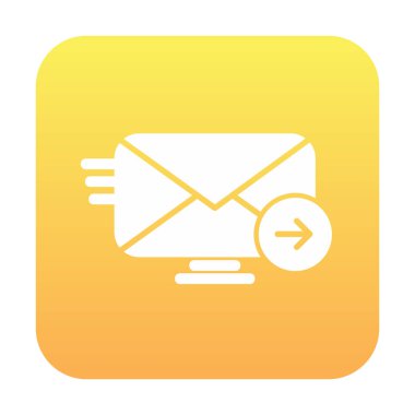 zarf, posta simgesi vektör illüstrasyonu