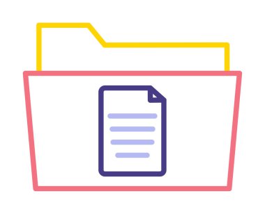 dizin vektör simgesi, web illüstrasyonu