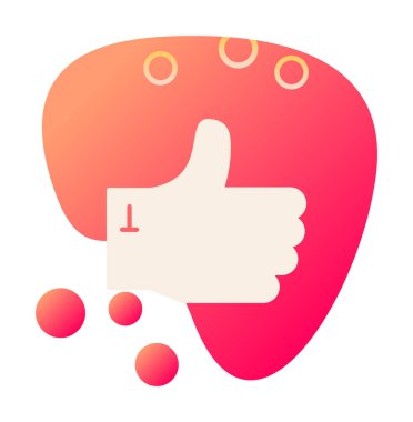 Gibi. Web simgesi basit illüstrasyon 