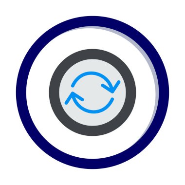 Modern simgenin vektör illüstrasyonu              