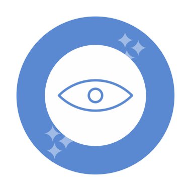 Göz simgesi, vektör illüstrasyon tasarımı 