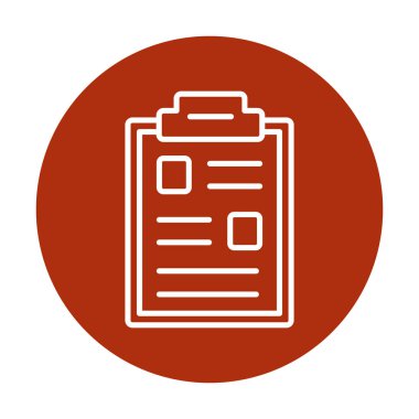 Pano simgesi, vektör illüstrasyonu basit tasarım