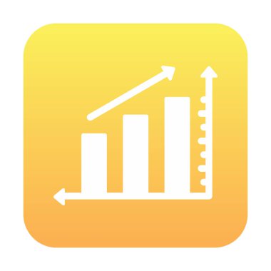Grafik. Web simgesi basit illüstrasyon 