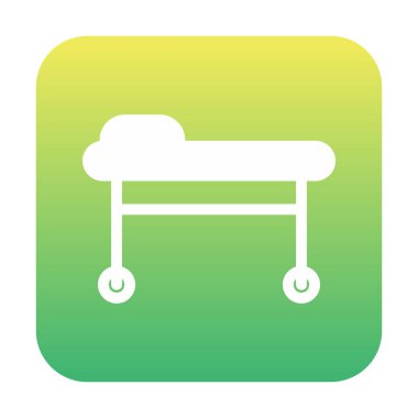 Sedye ağ simgesi, vektör illüstrasyonu