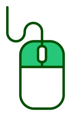 Fare simgesi, web basit illüstrasyonu