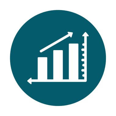 Grafik. Web simgesi basit illüstrasyon 