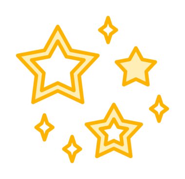 yıldızların vektör illüstrasyonu