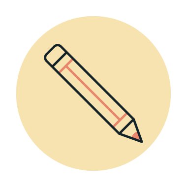 kalem simgesi vektör illüstrasyonu