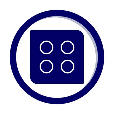 Menü web simgesi, vektör çizim