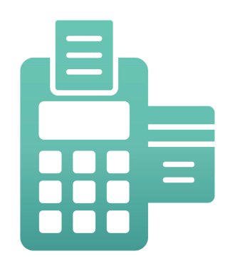 Vektör olarak EDC simgesi. logotype