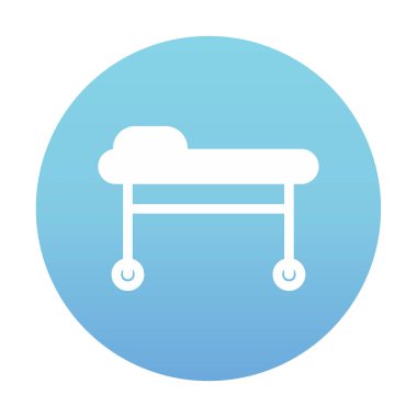 Sedye ağ simgesi, vektör illüstrasyonu