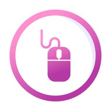 Fare simgesi, web basit illüstrasyonu