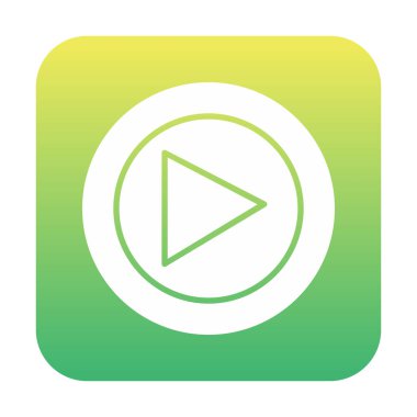 Oynatma düğmesi vektör çizimi