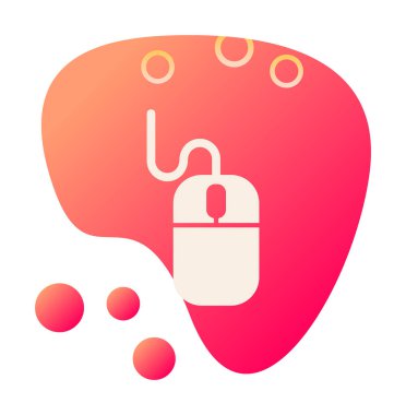 Fare simgesi, web basit illüstrasyonu