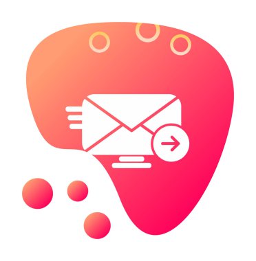 zarf, posta simgesi vektör illüstrasyonu