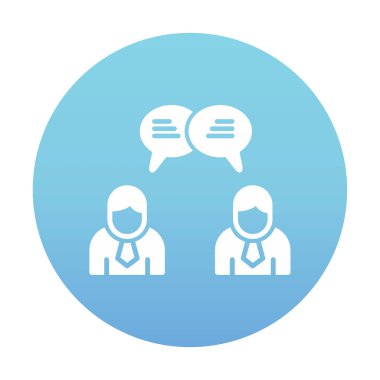 Kullanıcılar iletişim konsepti vektör illüstrasyonunu sohbet