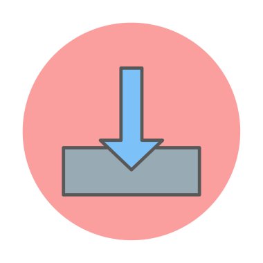  Simge indir, vektör illüstrasyonu basit tasarım