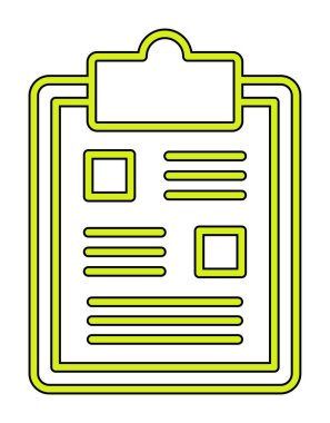 Pano simgesi, vektör illüstrasyonu basit tasarım