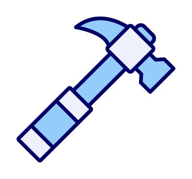 Çekiç ikonu vektör illüstrasyonu