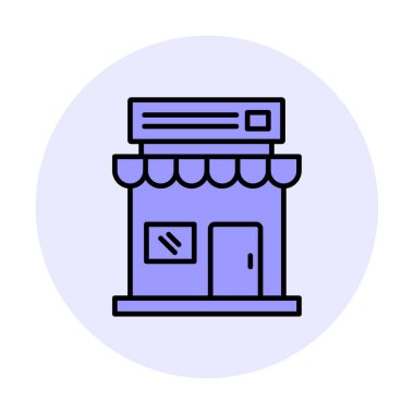 Basit simge vektör illüstrasyonunu sakla