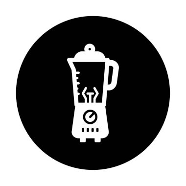 Fırın, yemek pişirme ve vektör illüstrasyonu için renkli karıştırıcı simgesi