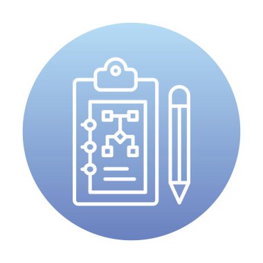 vector illustration of Planning  icon