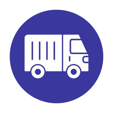 Van düz vektör simgesi