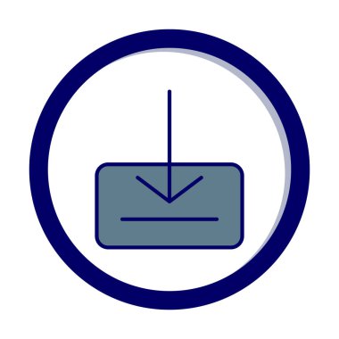 Vektör indirme Simgesi illüstrasyonu