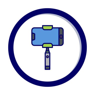 Selfie Çubuğu 'nun vektör çizimi