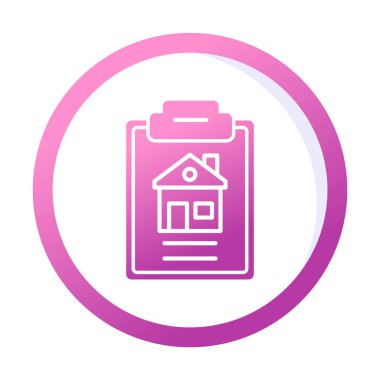 House Preview 'in vektör illüstrasyonu 