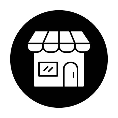 Dükkanı web simge vektör çizim