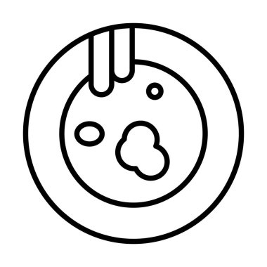 Plakanın vektör çizimi 