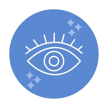 Göz simgesi vektör illüstrasyonu