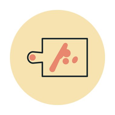  Kesme tahtasının vektör çizgisi simgeleri 